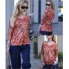 Zeagoo 3/4 Length Sleeve Womens Tops Casual V Neck Shirts Soft Basic Tees Business Work Blouses(Mz811)