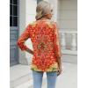 Zeagoo 3/4 Length Sleeve Womens Tops Casual V Neck Shirts Soft Basic Tees Business Work Blouses(Mz811)