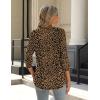 Zeagoo 3/4 Length Sleeve Womens Tops Crew Neck Loose Fit Shirts Pleated Cute Clothes Dressy Casual 2026 Summer Tunics(An136)