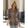 Zeagoo 3/4 Length Sleeve Womens Tops Crew Neck Loose Fit Shirts Pleated Cute Clothes Dressy Casual 2026 Summer Tunics(Mz721)