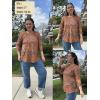 Zeagoo 3/4 Length Sleeve Womens Tops Crew Neck Loose Fit Shirts Pleated Cute Clothes Dressy Casual 2026 Summer Tunics(Mz836)