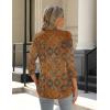 Zeagoo 3/4 Length Sleeve Womens Tops Crew Neck Loose Fit Shirts Pleated Cute Clothes Dressy Casual 2026 Summer Tunics(Mz836)