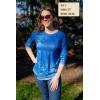 Zeagoo 3/4 Length Sleeve Womens Tops Crew Neck Loose Fit Shirts Pleated Cute Clothes Dressy Casual 2026 Summer Tunics(Mz845)