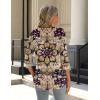 Zeagoo 3/4 Length Sleeve Womens Tops Crew Neck Loose Fit Shirts Pleated Cute Clothes Dressy Casual 2026 Summer Tunics(Mz857)