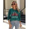 Zeagoo 3/4 Length Sleeve Womens Tops Crew Neck Loose Fit Shirts Pleated Cute Clothes Dressy Casual 2026 Summer Tunics(Sd484)