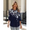 Zeagoo 3/4 Length Sleeve Womens Tops Crew Neck Loose Fit Shirts Pleated Cute Clothes Dressy Casual 2026 Summer Tunics(Sf103)