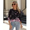 Zeagoo 3/4 Length Sleeve Womens Tops Crew Neck Loose Fit Shirts Pleated Cute Clothes Dressy Casual 2026 Summer Tunics(Sf31)