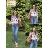 Zeagoo 3/4 Length Sleeve Womens Tops Crew Neck Loose Fit Shirts Pleated Cute Clothes Dressy Casual 2026 Summer Tunics(Wf74)