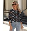 Zeagoo 3/4 Length Sleeve Womens Tops Crew Neck Loose Fit Shirts Pleated Cute Clothes Dressy Casual 2026 Summer Tunics(Ws36)