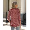 Zeagoo 3/4 Length Sleeve Womens Tops Crew Neck Loose Fit Shirts Pleated Cute Clothes Dressy Casual 2026 Summer Tunics(Xh518)