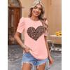 Zeagoo Blouse for Women Dressy Casual Puff Short Sleeve Boho Tops Fashion Floral Crew Neck Tunic Shirts Summer Clothes(Ax49)