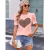Zeagoo Blouse for Women Dressy Casual Puff Short Sleeve Boho Tops Fashion Floral Crew Neck Tunic Shirts Summer Clothes(Ax49)