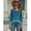 Zeagoo Long Sleeve Shirts for Women Casual Fall Fashion Crewneck Pleated Tunic Tops Work Outfit Blouse(Leaf Green 363)