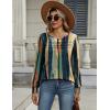Zeagoo Long Sleeve Shirts for Women Casual Fall Fashion Crewneck Pleated Tunic Tops Work Outfit Blouse(Stripes Multicolor 289)