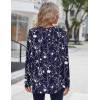 Zeagoo Long Sleeve Shirts for Women Fall Fashion Dressy Casual Blouses Trendy Pleated Tunic Tops for Leggings 2025(Blue-sf180)