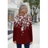 Zeagoo Long Sleeve Shirts for Women Fall Fashion Dressy Casual Blouses Trendy Pleated Tunic Tops for Leggings 2025(Red Flower-sf186)