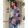 Zeagoo Long Sleeve Shirts for Women Henley T Shirts Loose Fit Tunics Dressy Casual Work Blouses Fall Fashion Tops(Color Block)