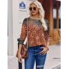 Zeagoo Long Sleeve Shirts for Women Henley T Shirts Loose Fit Tunics Dressy Casual Work Blouses Fall Fashion Tops(Multicolor Ethnic Printed)
