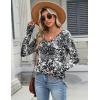 Zeagoo Long Sleeve Tops for Women V Neck Shirt Loose Fall Tunic Tops Dressy Casual Work Blouse 2026(Cx273)