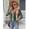 Zeagoo Long Sleeve Tops for Women V Neck Shirt Loose Fall Tunic Tops Dressy Casual Work Blouse 2026(Cx289)