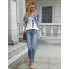 Zeagoo Long Sleeve Tops for Women V Neck Shirt Loose Fall Tunic Tops Dressy Casual Work Blouse 2026(Dw2)