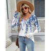 Zeagoo Long Sleeve Tops for Women V Neck Shirt Loose Fall Tunic Tops Dressy Casual Work Blouse 2026(Dw2)