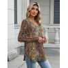 Zeagoo Long Sleeve Tops for Women V Neck Shirt Loose Fall Tunic Tops Dressy Casual Work Blouse 2026(Mz721)