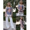 Zeagoo Long Sleeve Tops for Women V Neck Shirt Loose Fall Tunic Tops Dressy Casual Work Blouse 2026(Mz757)