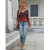 Zeagoo Long Sleeve Tops for Women V Neck Shirt Loose Fall Tunic Tops Dressy Casual Work Blouse 2026(Mz838)