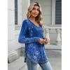 Zeagoo Long Sleeve Tops for Women V Neck Shirt Loose Fall Tunic Tops Dressy Casual Work Blouse 2026(Mz845)