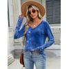 Zeagoo Long Sleeve Tops for Women V Neck Shirt Loose Fall Tunic Tops Dressy Casual Work Blouse 2026(Mz845)