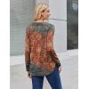 Zeagoo Long Sleeve Tops for Women V Neck Shirt Loose Fall Tunic Tops Dressy Casual Work Blouse 2026(Mz897)