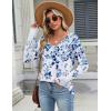 Zeagoo Long Sleeve Tops for Women V Neck Shirt Loose Fall Tunic Tops Dressy Casual Work Blouse 2026(Wf41)