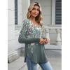 Zeagoo Long Sleeve Tops for Women V Neck Shirt Loose Fall Tunic Tops Dressy Casual Work Blouse 2026(Wf71)