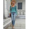 Zeagoo Long Sleeve Tops for Women V Neck Shirt Loose Fall Tunic Tops Dressy Casual Work Blouse 2026(Xh363)