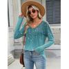 Zeagoo Long Sleeve Tops for Women V Neck Shirt Loose Fall Tunic Tops Dressy Casual Work Blouse 2026(Xh363)