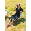 Zeagoo Women Summer Short Sleeve Midi Dress with Pockets Casual Aline Flowy Tshirt Dress Floral Vocation Beach Sundress(Pa355)