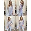 Zeagoo Womens Blouse Casual 3/4 Length Sleeve V Neck Basic T-Shirts Spring Summer Cute Tunic Tops Business Work Tees(Grey Flower-hf36)