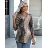 Zeagoo Womens Blouse Casual 3/4 Length Sleeve V Neck Basic T-Shirts Spring Summer Cute Tunic Tops Business Work Tees(Multicolor-cx278)