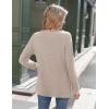Zeagoo Womens Long Sleeve Tshirts Casual Tunic Tops Work Fashion Cute Sweaters Fall Outfits 2026 Dressy Blouse(01-apricot)