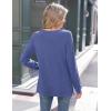 Zeagoo Womens Long Sleeve Tshirts Casual Tunic Tops Work Fashion Cute Sweaters Fall Outfits 2026 Dressy Blouse(Royal Blue)