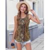 Zeagoo Women’s Summer Tank Tops 2026 Pleated Crew Neck Floral Solid Loose Fit Casual Sleeveless Flowy Boho Tunic Shirts(Mz721)