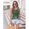Zeagoo Women’s Summer Tank Tops 2026 Pleated Crew Neck Floral Solid Loose Fit Casual Sleeveless Flowy Boho Tunic Shirts(Mz839)