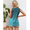 Zeagoo Women’s Summer Tank Tops 2026 Pleated Crew Neck Floral Solid Loose Fit Casual Sleeveless Flowy Boho Tunic Shirts(Xh363)