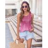 Zeagoo Women’s Summer Tank Tops 2026 Pleated Crew Neck Floral Solid Loose Fit Casual Sleeveless Flowy Boho Tunic Shirts(Xh370)
