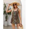 Zeagoo Women’s Summer Tank Tops 2026 Pleated Square Neck Loose Fit Casual Flowy Tunic Sleeveless Shirts(Mz721)