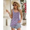 Zeagoo Women’s Summer Tank Tops 2026 Pleated Square Neck Loose Fit Casual Flowy Tunic Sleeveless Shirts(Xh481)