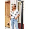 Zeagoo Womens Summer Tops Short Sleeve Casual Shirts Floral Tee Trendy 2026 Basics V Neck Plain Tshirt(Jh592)