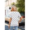 Zeagoo Womens Summer Tops Short Sleeve Casual Shirts Floral Tee Trendy 2026 Basics V Neck Plain Tshirt(Jh592)