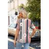 Zeagoo Womens Summer Tops Short Sleeve Casual Shirts Floral Tee Trendy 2026 Basics V Neck Plain Tshirt(Sf189)